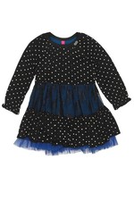 Mim-Pi Kleid Schmetterlinge schwarz 128 138 NEU reduziert!