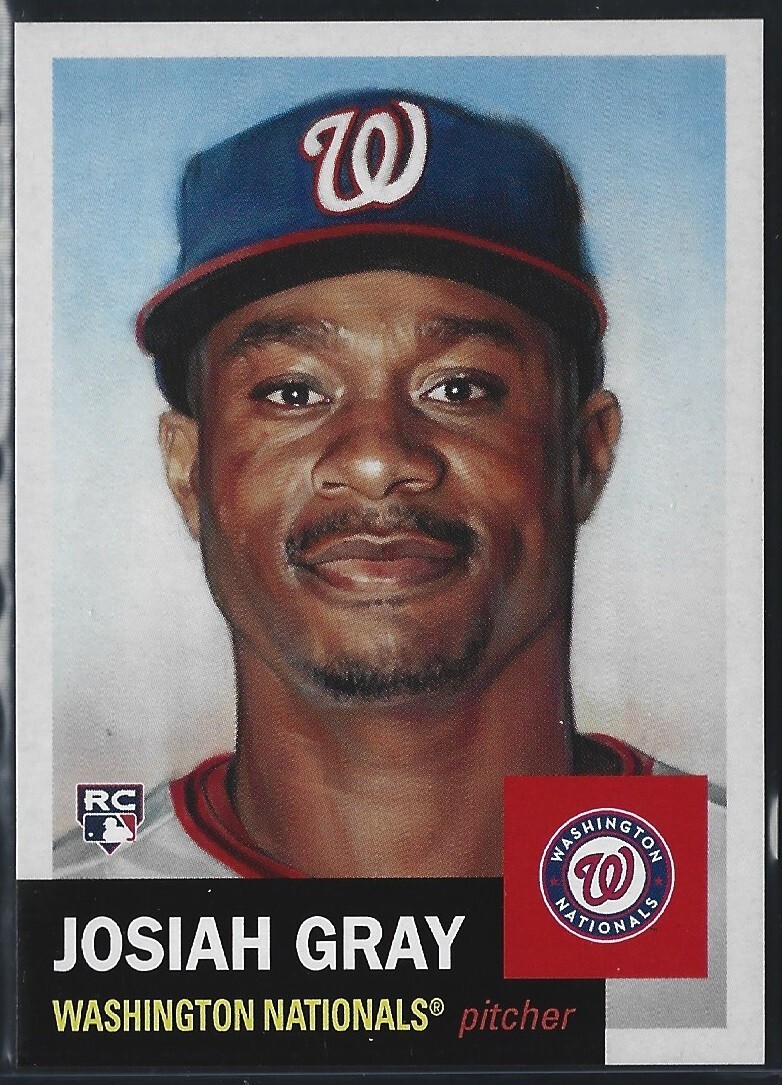 2022 TOPPS LIVING SET # 503 JOSIAH GRAY Rookie Washington Nationals 2,040 PR b