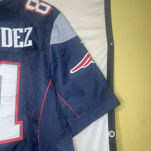 Nike On Field NFL New England Patriots Aaron Hernandez Football Jersey size 56 - Picture 8 of 13