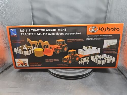 Kubota M5-111 Toy Tractor Assortment 1:32 Scale 10 Pieces Set Ages 3+ New In Box - Picture 3 of 6