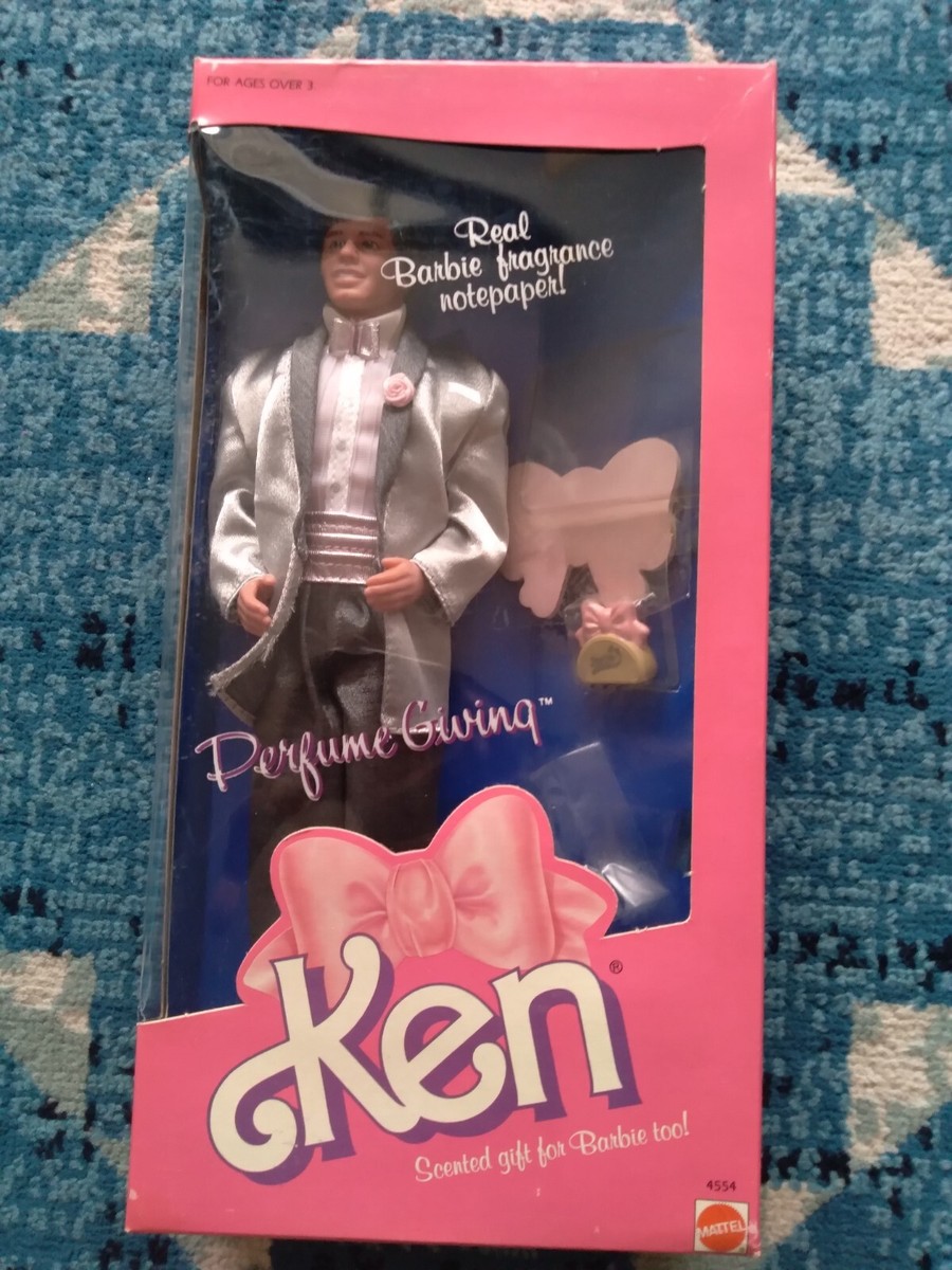Vintage Barbie Perfume Giving Ken 4554 NRFB 1987 Mattel Doll Vintage Barbie Perfume Giving Ken 4554 NRFB 1987 Mattel Doll