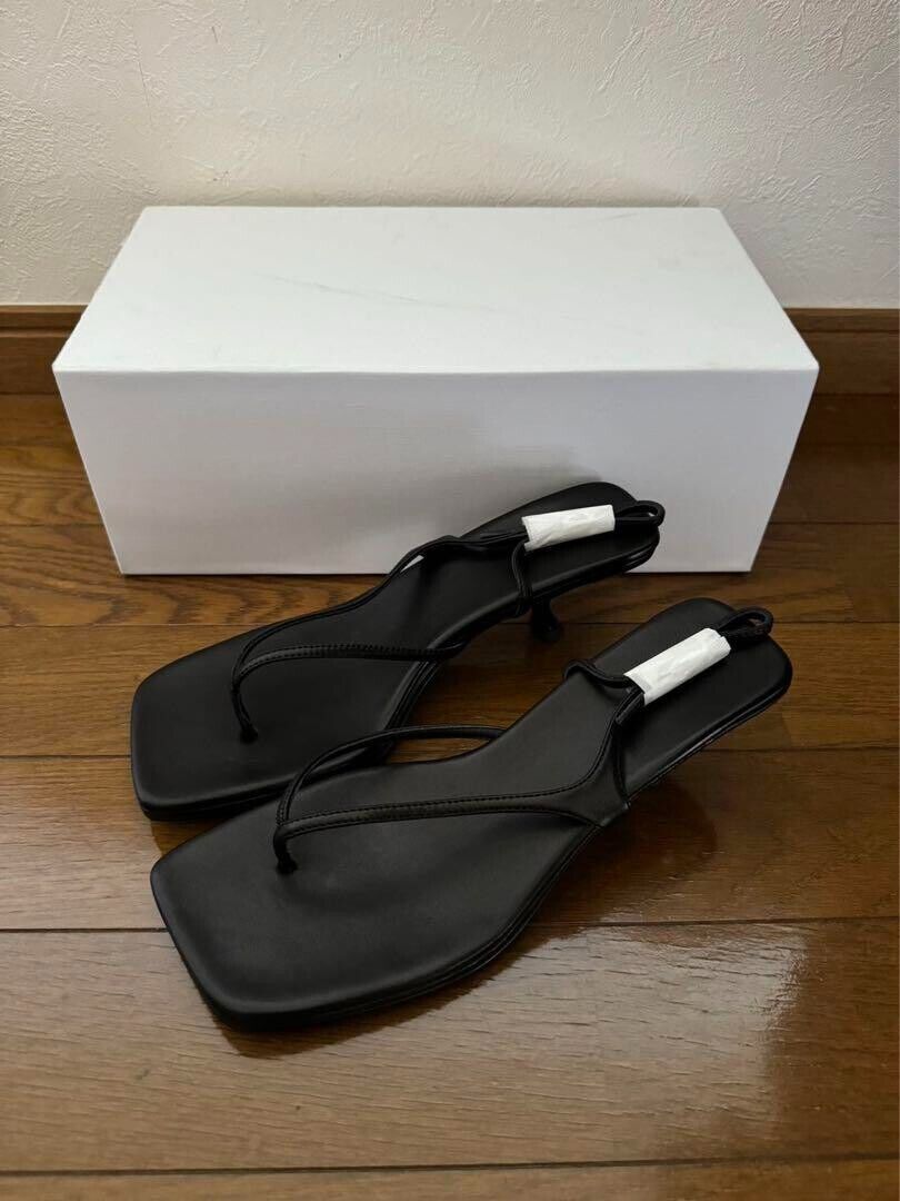THE ROW Constance Sandals Flat size 23.5cm Dark Brown Womens THE ROW Constance Sandals Flat size 23.5cm Dark Brown Womens