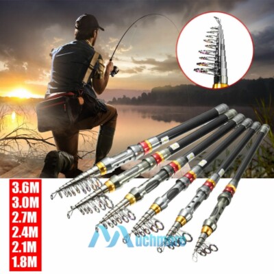 bass fishing pole size One Spinning Rod & Casting Rod, High Performance IM6 Graphite for Bass Fishing,2- Piece Desgin for Travel- Casting- 6'6" : Sports & Outdoors The fiberglass rod has a light action Telescopic Fishing Rod Pole Heavy
