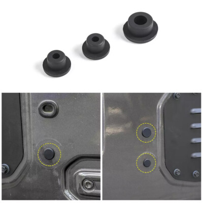 3pcs Tailgate Plug Tramp Stamp Spare Tire Delete Set for Jeep Wrangler JL 18-23