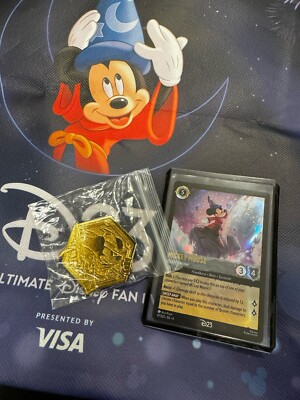 D23 Expo EXCLUSIVE Disney Lorcana MICKEY MOUSE PLAYFUL SORCERER