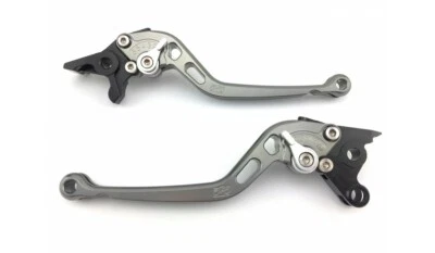 Paire de Leviers Longs Titane Pour SUZUKI GSF 1200S BANDIT 1200 S WVA9 2001-2005 - Photo 1/4