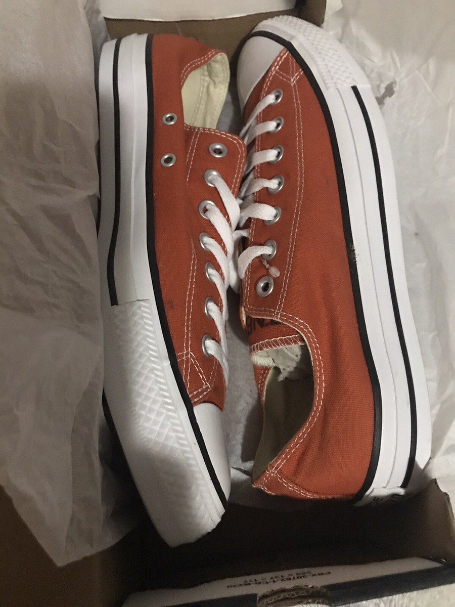 Size 11 - Converse Chuck Taylor All Star OX Low Orange for sale