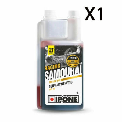 1 LITER IPONE OIL 2T 100% SYNTHETIC SAMURAI STRAWBERRY RACING ESSENCE