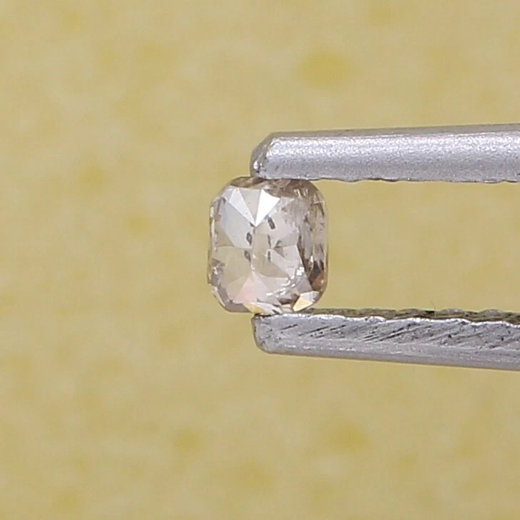 NATURAL DIAMOND 0.10TCW BROWNISH PINK CUSHION BRILLIANT CUT FOR JEWELRY - Image 4 of 4