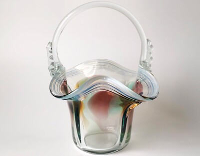 Mstisov Glassworks Czech Art Glass Vase