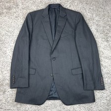 Brooks Brothers 1818 Jacket Men 44L Fitzgerald Saxxon Gray Stripe Made In USA