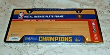 GOLDEN STATE WARRIORS FINALS CHAMPIONS 2022 METAL LICENSE FRAME 6" X 12" NEW