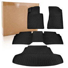 All Weather Floor Mats Liners for 2020-2025 Hyundai Sonata 2021-2025 Kia K5 FWD