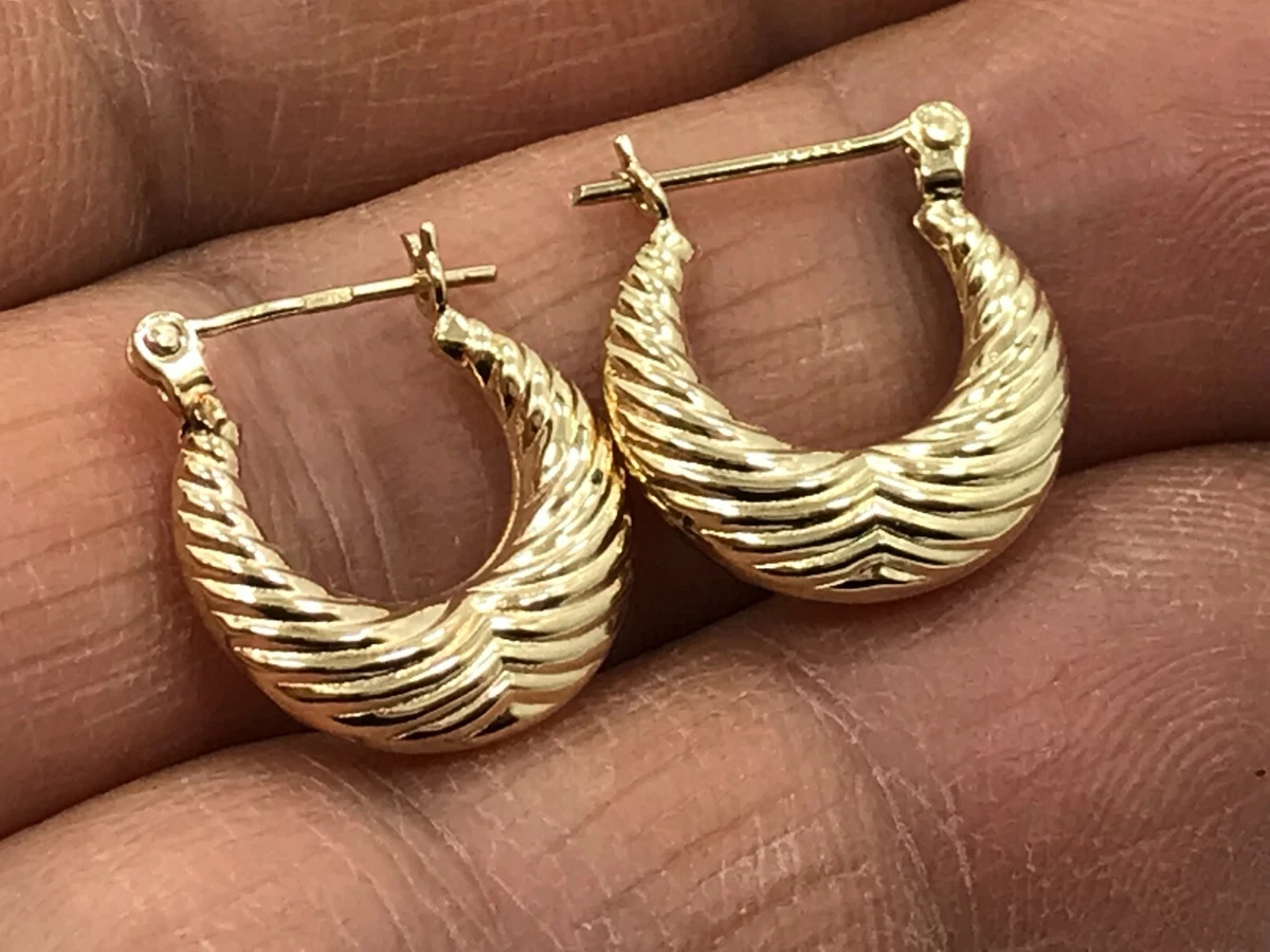 Children's 14 karat gold earrings outlet