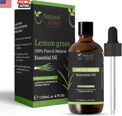 Lemongrass Essential Oil | Pure Aromatherapy Oil for Diffusers, Hair Growth, Ski