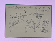 Old Crow Medicine Show Dédicacé Carte Ketch Secor Chance Mccoy Environ Juin 2017