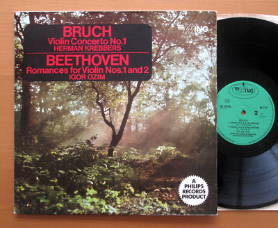 WL 1137 Bruch Violin Concerto no. 1 Herman Krebbers Beethoven Romances Igor Ozim