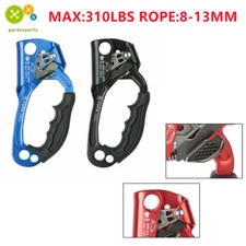 Hand Ascender Rock Climbing Tree Arborist Rappelling Gear Rope L/R For 8~13mm