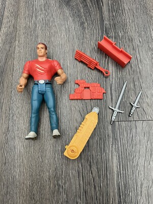 Last Action Hero Dynamite Jack Slater Mattel 1993 Accessories Weapons Lot Heat