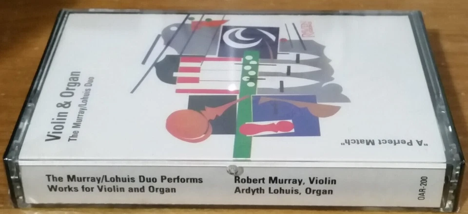 Works for Violin Organ Vol 1 Murray Lohuis Duo Classical Music Hymm Romantic CAS - Image 3 of 3