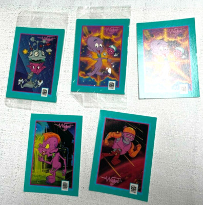 Halloween Safe Kids Cards Widget Animation/Cartoon 2 Sealed Packs Vintage Lot 