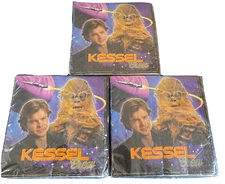 Star Wars Solo Movie Kessel Crew Design Ware Luncheon Napkins Han Solo Lot of 3 