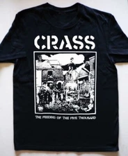 NEW CRASS the Feeding Short Sleeve Black Size S to 5XL T-Shirt 
