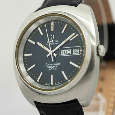 Vintage OMEGA Seamaster Cosmic 2000 Automatic Blue Dial