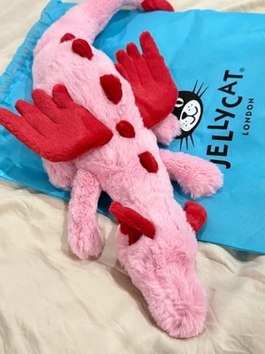 JELLYCAT Jelly cat Crimson Heart Dragon - Valentine's Day Limited Edition with tags & bag