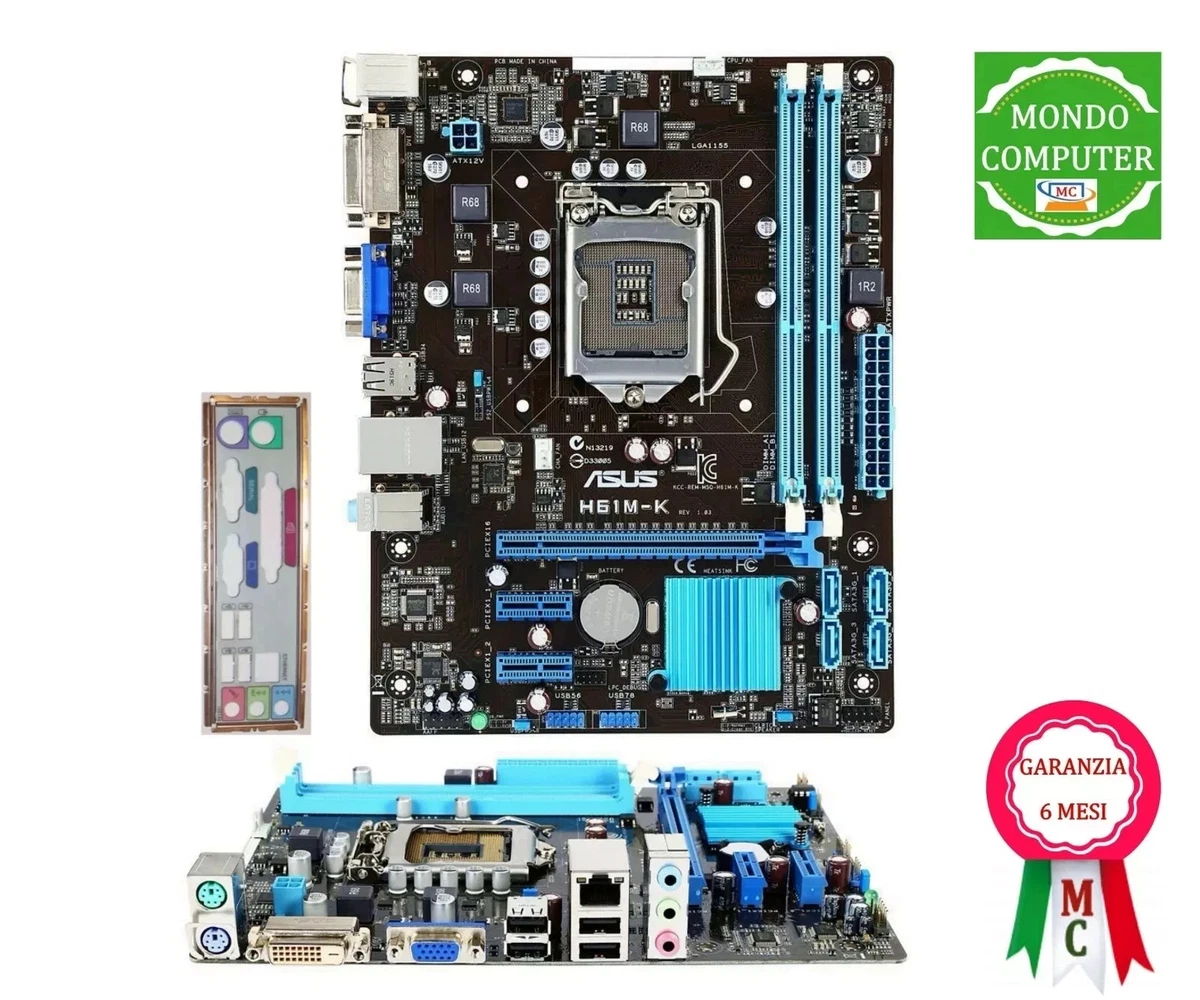 Carte mère ASUS P8H61-MX Intel H61 LGA 1155 4xDDR3 16GB Micro ATX