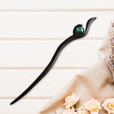 1pc Vintage Wooden Hair Stick Chinese Style Hairpin Women Girls DIY Salon Hair