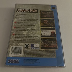 Jurassic Park (Sega CD, 1993) Complete W/ Manual & Registration Card -TESTED