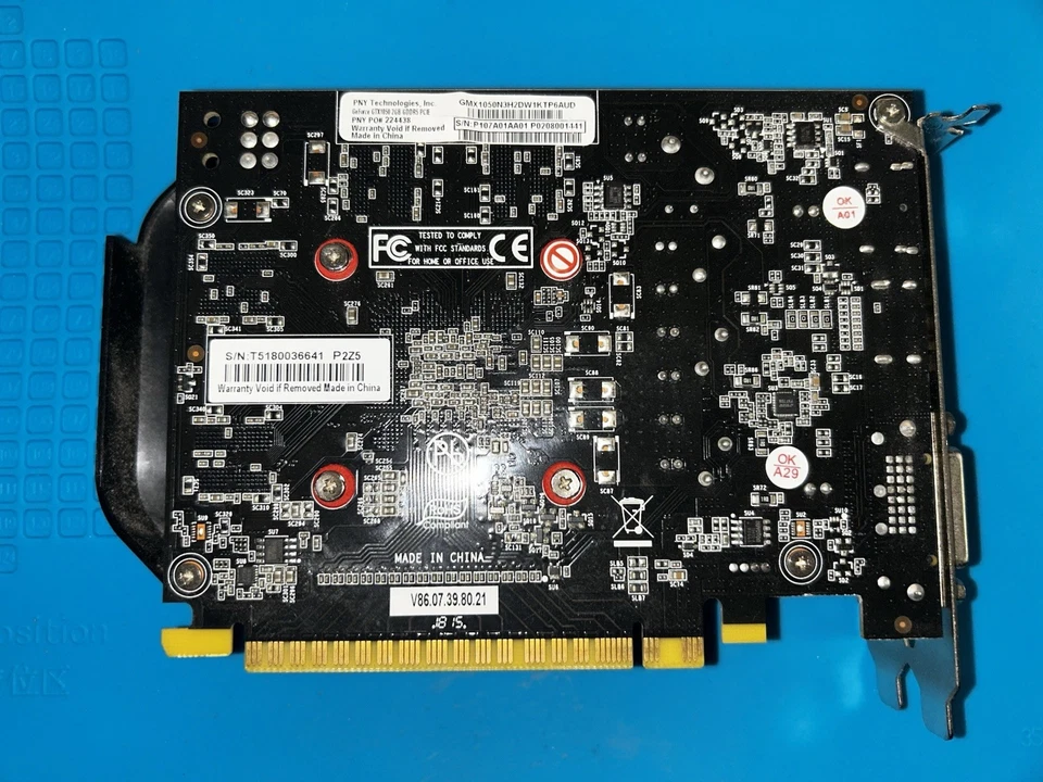 PNY NVIDIA GEFORCE GTX 1050 GRAPHICS CARD 2GB GDDR5 - Image 2 of 2