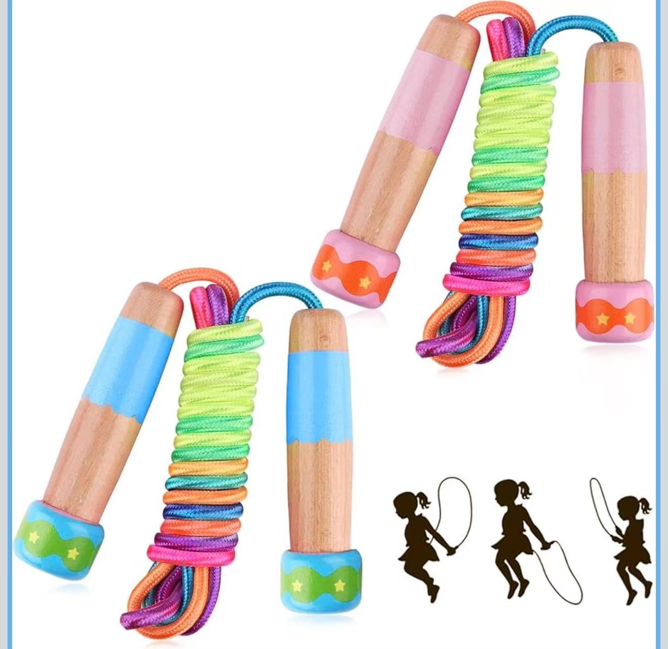 Jump Rope Handes Jump Rope for Kids, Lorvain Adjustable Skipping Rope, Kids Jump Ropes ...