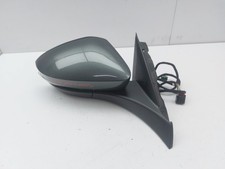 VOLKSWAGEN T-ROC 2018 POWER FOLD WING MIRROR RIGHT SIDE GREY LR7H
