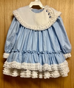 mini world dresses provo utah Vintage Mini World Dress With Circle Skirt And Faux Pinafore Pink/White  Pageant