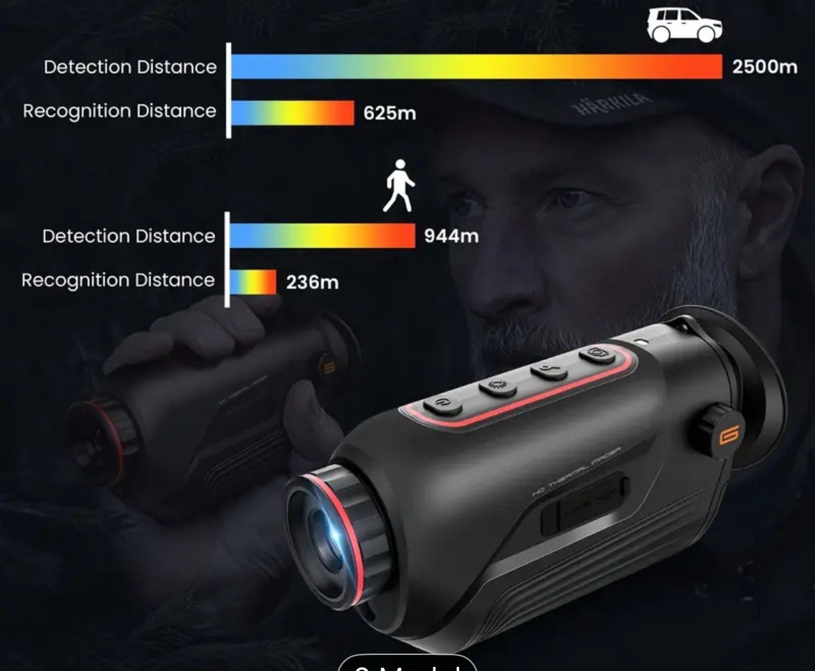 Thermal Night Vision Monocle - Zoom, Long Range