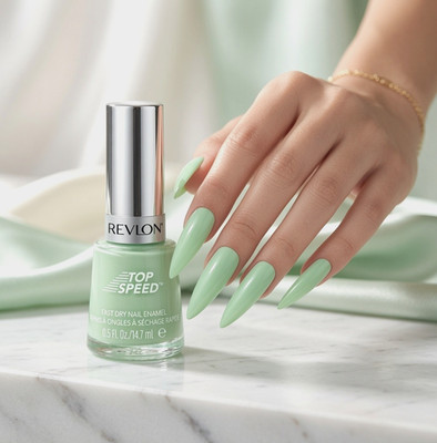 REVLON Jaded Nail Enamel Nail Polish Nail Top Color 320 Chip-Defiant New