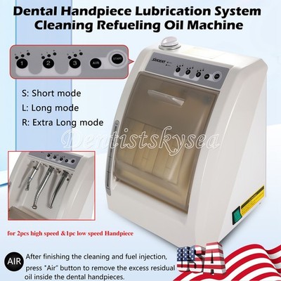 Automatic Handpiece Maintenance Lubrication System Oiling Cleaner Machine Dental