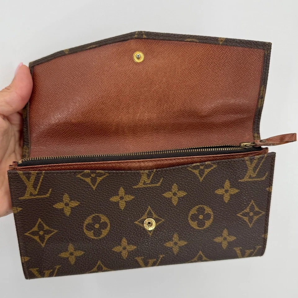 LOUIS VUITTON Envelope Long Wallet Vintage Monogram - Image 2 of 4