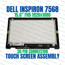 1080P LED LCD Touch Screen Assembly Bezel Dell Inspiron 15-7568 P55F P55F002