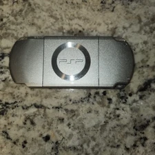 Sony PSP 2001 Handheld System - Silver - AS-IS - PARTS/REPAIR No Battery 