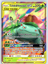 Celebi & Venusaur GX Holo Ultra Rare SM - Team Up 1/181 NM on eBay