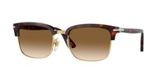 PERSOL PO3327S 24 51 Havana Clear Gradient Brown 56 mm Unisex Sunglasses