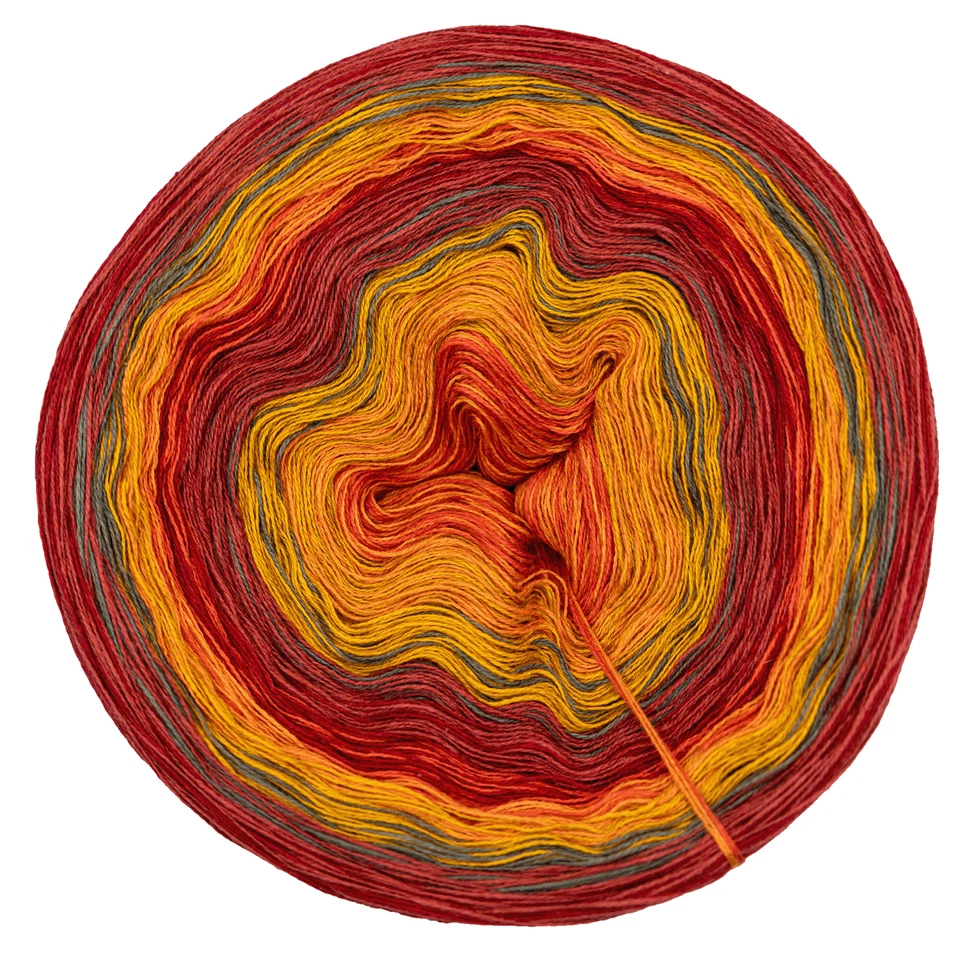 Bobbel Herbst Farbverlaufsgarn 3-/4-fädig 800-2000m Häkeln Stricken