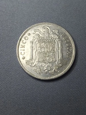 Pièce de 5 pesetas 1949 Francisco Franco - Photo 1/2