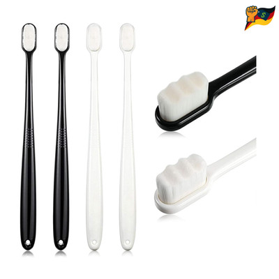 Zahnbürste Soft Micro Nano Manual Extra Weiche Borsten 4 Stück Zahnpasta