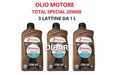 TOTAL SPECIAL ENGINE OIL 20W60 PETROL DIESEL - IN 3 1L CANS