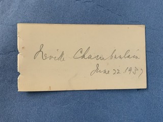 Prime Minister Neville Chamberlain Good Autograph Signature