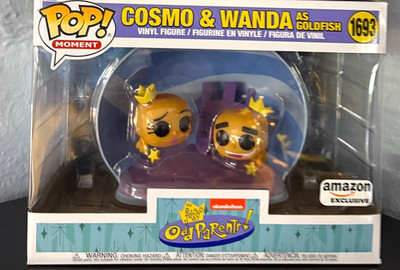 Funko Pop! Moment Cosmo & Wanda Goldfish #1693 Vinyl Figurine Amazon Exclusive
